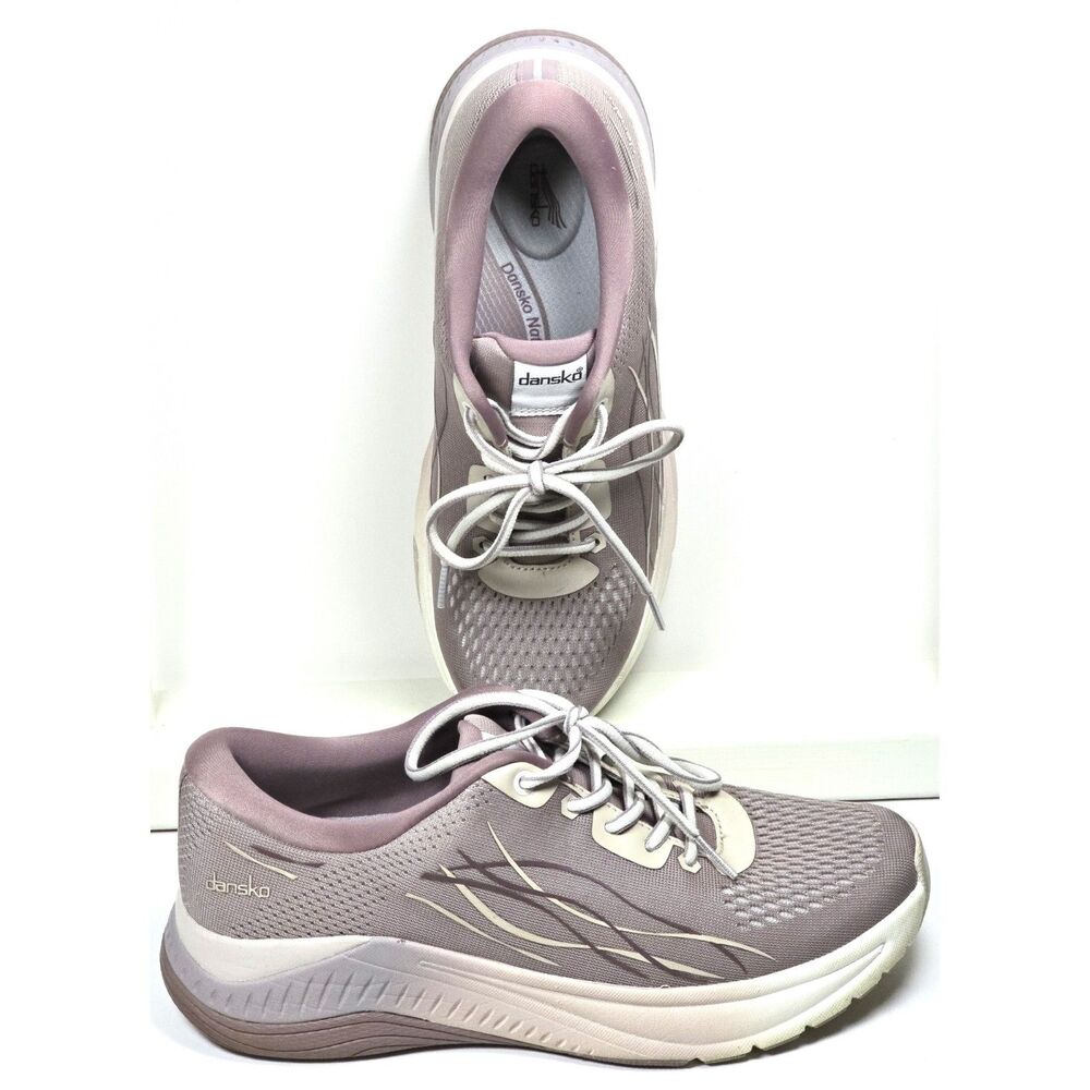 Dansko Pace Womens 40 EU 9.5-10 Mauve Purple Mesh Walking Shoes Sneakers 4205
